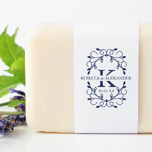 Tampons Encreurs Initiales de l'ornement du Mariage sophistiqué