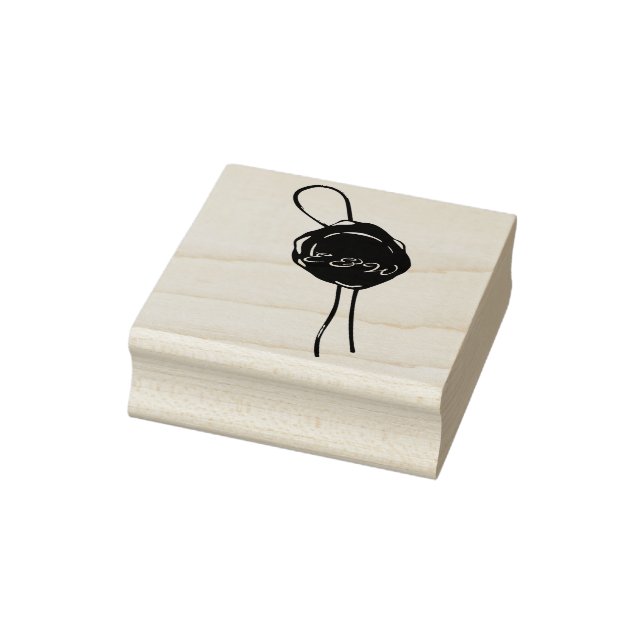 Tampons Encreurs Initiales Mariages Renaissance rouge (Tampon)