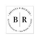 Initiales officielles Typographie Mariage Adresse