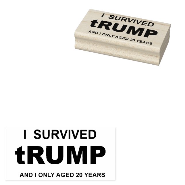 Tampons Encreurs J'ai survécu à tRUMP (Tamponné)