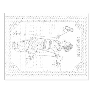 Tampons Encreurs Japan's ancient capital and cute maiko.