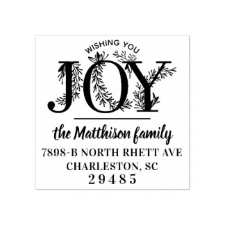 Tampons Encreurs Je Vous Souhaite Joie Noël Adresse