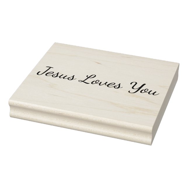 Tampons Encreurs Jésus Vous Aime Artisanat Scrapbook Bible Timbre (Tampon)