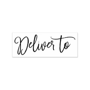 Tampons Encreurs Joli Script Offre Au Timbre En Caoutchouc