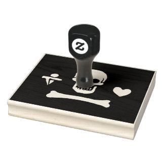Tampons Encreurs Jolly roger du drapeau de Stede Bonnet Pirate