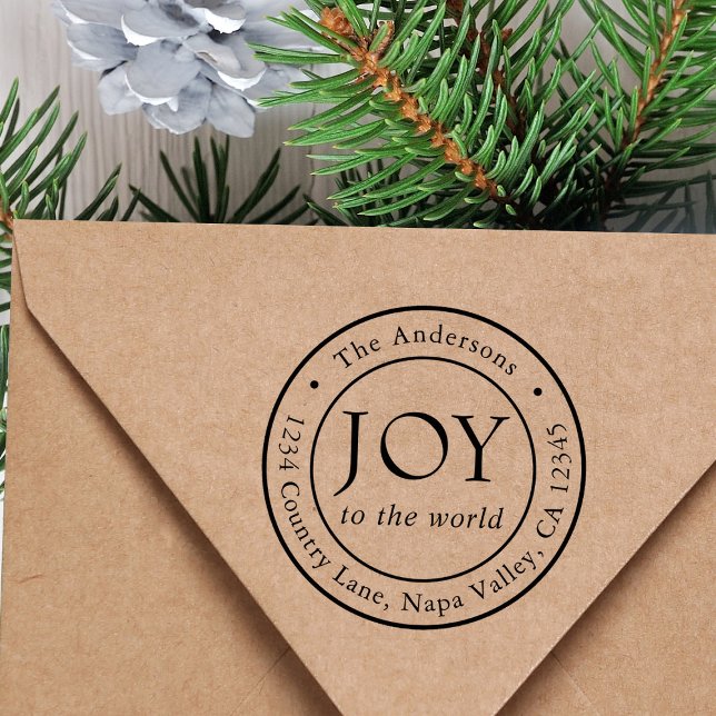 Tampons Encreurs Joy Holiday Retour Adresse Tour (Créateur téléchargé)