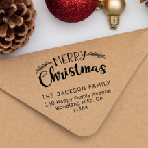 Joyeuse adresse de retour de Noël