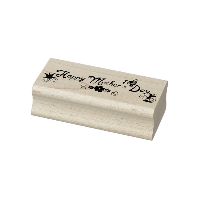 Tampons Encreurs Joyeuse Fête des Mères Floral & Papillon (Tampon)