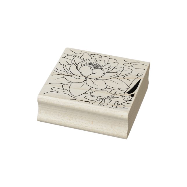 Tampons Encreurs Joyeux Hollow Koi - Lys d'eau (Tampon)