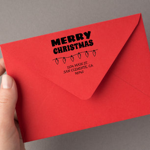 Tampons Encreurs Joyeux Noël Adresse de retour