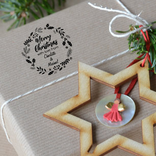 Tampons Encreurs Joyeux Noël avec amour de (coutume),