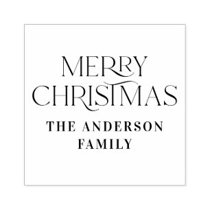 Tampons Encreurs Joyeux Noël élégante typographie moderne