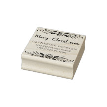 Joyeux Noël moderne Script retour Adresse