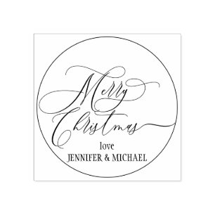 Tampons Encreurs Joyeux Noël Script Simple Amour