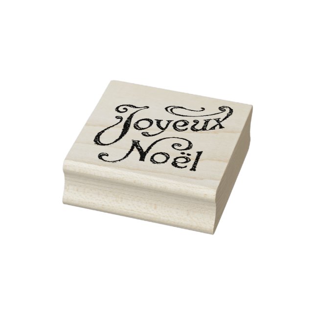 Tampons Encreurs Joyeux Noel Vintage français Script Noël (Tampon)