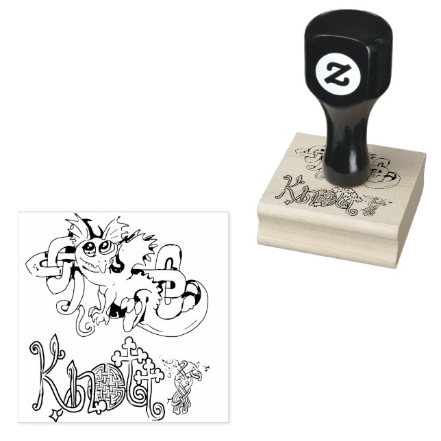 Tampons Encreurs Knotty lil Celtic Knot Dragon (Tamponné)