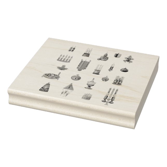 Tampons Encreurs Kwanzaa s'inspire des designs Wood Art Stamp (Tampon)