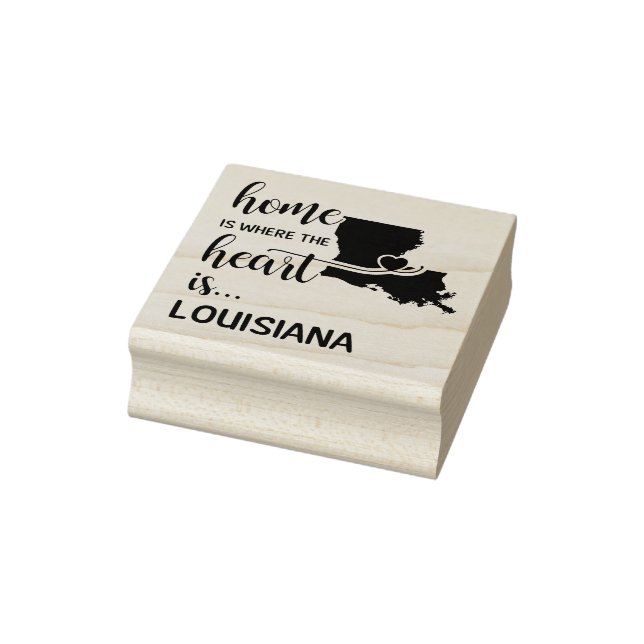 Tampons Encreurs La maison Louisiane est le coeur (Tampon)