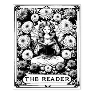 Tampons Encreurs Le Lecteur Tarot Card Fairy