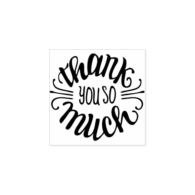 Tampons Encreurs Le Merci est tellement en caoutchouc (Impression)