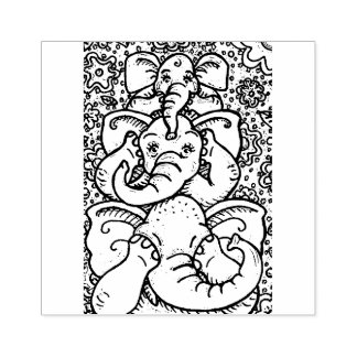 TAMPONS ENCREURS LES ÉLÉPHANTS NE VOIENT AUCUN MAL POMPIER EN CAOUT