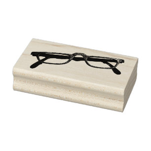 Tampons Encreurs Les verres vintages de lunettes refroidissent de