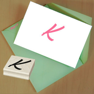 Tampons Encreurs Lettre initiale monogramme K
