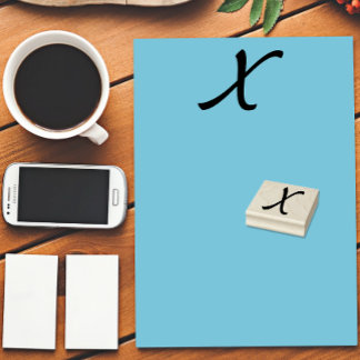 Tampons Encreurs Lettre initiale monogramme X