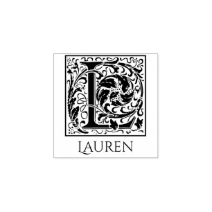 Tampons Encreurs Lettre L Vintage Première lettre Personnalisée