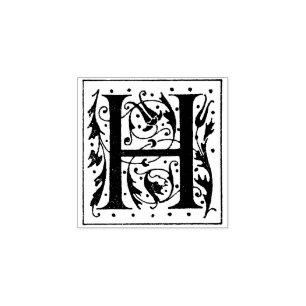 Tampons Encreurs Lettre Vintageinitiale H monogramme