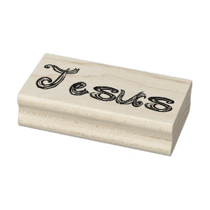 Tampons Encreurs Lettres de police Jésus Fabric