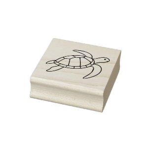 Tampons Encreurs Ligne artistique de tortue marine – Animal marin m
