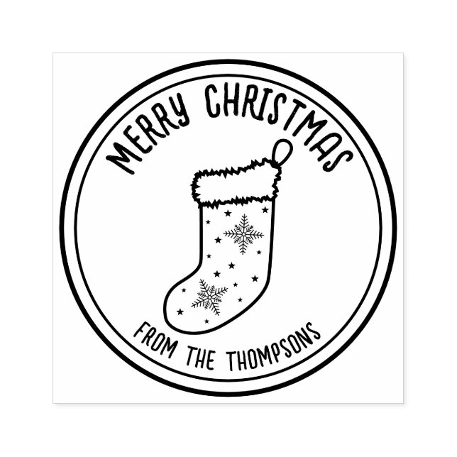 Tampons Encreurs Ligne de stockage de Noël Design d'art Joyeux Noël (Impression)