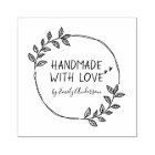 Lignes dessinées à la main Feuilles artisanaux ave