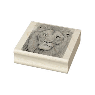 Tampons Encreurs Lion Majestueux