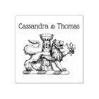 Lion Tower Fleur de Lis Crest C Couple Nom