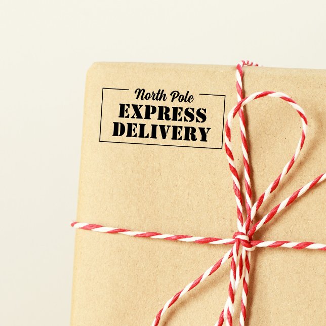 Tampons Encreurs Livraison de l'Express du Pôle Nord père Noël (Créateur téléchargé)