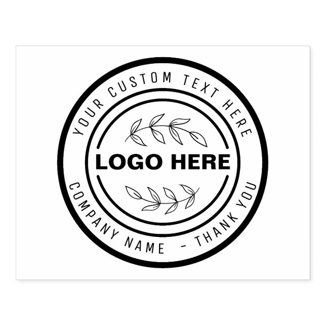 Tampons Encreurs LOGO D'AFFAIRES PERSONNALISÉ ÉTABLIR votre logo (Impression)