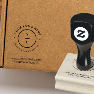 Tampons Encreurs Logo d'entreprise moderne Médias sociaux Emballage