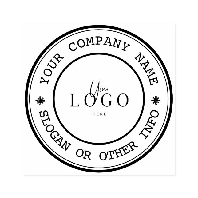 Tampons Encreurs Logo d'entreprise personnalisé Grande papeterie en (Impression)