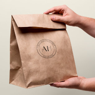 Tampons Encreurs Logo personnalisé Marque commerciale Sacs et boîte