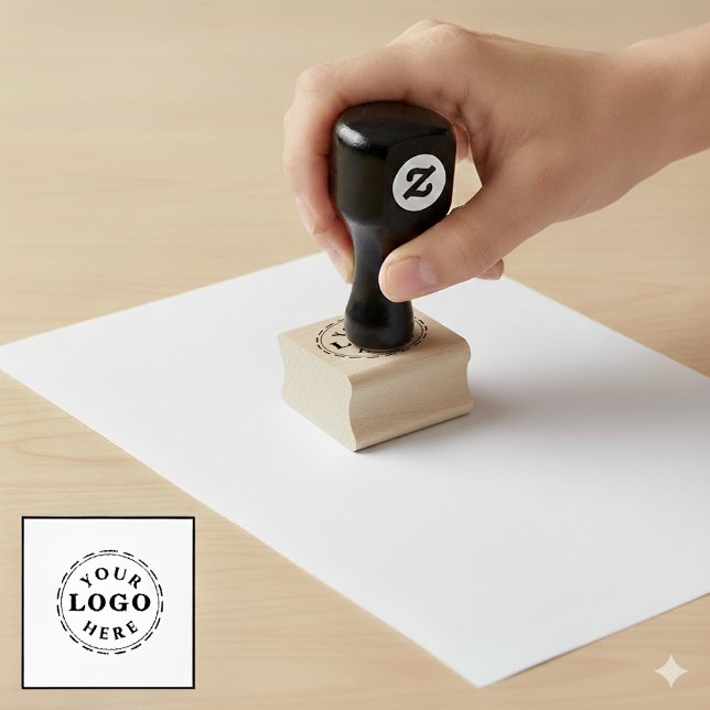 Tampons Encreurs Logo/Symbole/Image personnalisée Taille 1"x1" Bois (Personalized Logo Symbol Image 1x1 size Wood Art Rubber Stamp)