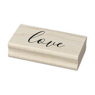 Tampons Encreurs LOVE 1"x 2.5" Timbre en caoutchouc / Morgana