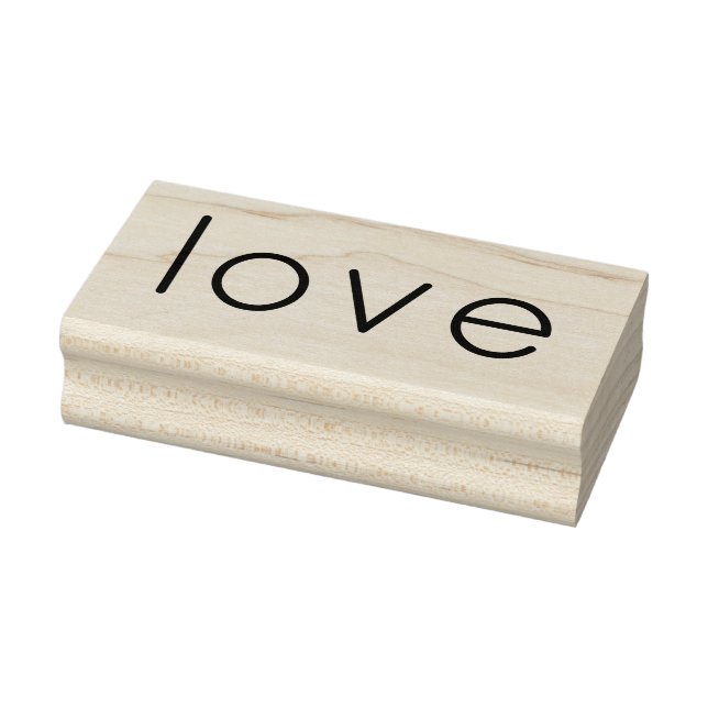 Tampons Encreurs LOVE 1"x 2,5" Timbre en caoutchouc / Sable rapide (Tampon)