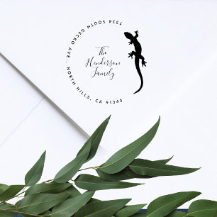 Tampons Encreurs Lucky Gecko Lizard, dirección de retorno de la fam