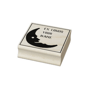 Tampons Encreurs Lune ex d'ex-libris de Libris