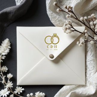 Tampons Encreurs Luxurious Ornate Engagement and Wedding Rings