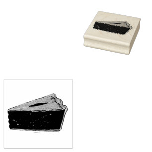 Tampons Encreurs Maine Blueberry Pie Slice Pièce Baking Foie Bleu