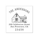 Maison mignonne | Nom de famille personnalisé et a