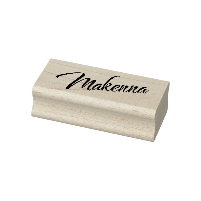 Tampons Encreurs Makenna nom cursive écriture décorative (Tampon)